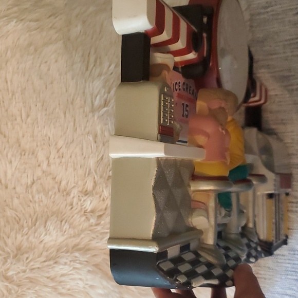 Vintage Eleco Nostalgia Quarts 50's Diner Juke Box Ice Cream Parlor Clock 3D - Picture 10 of 10